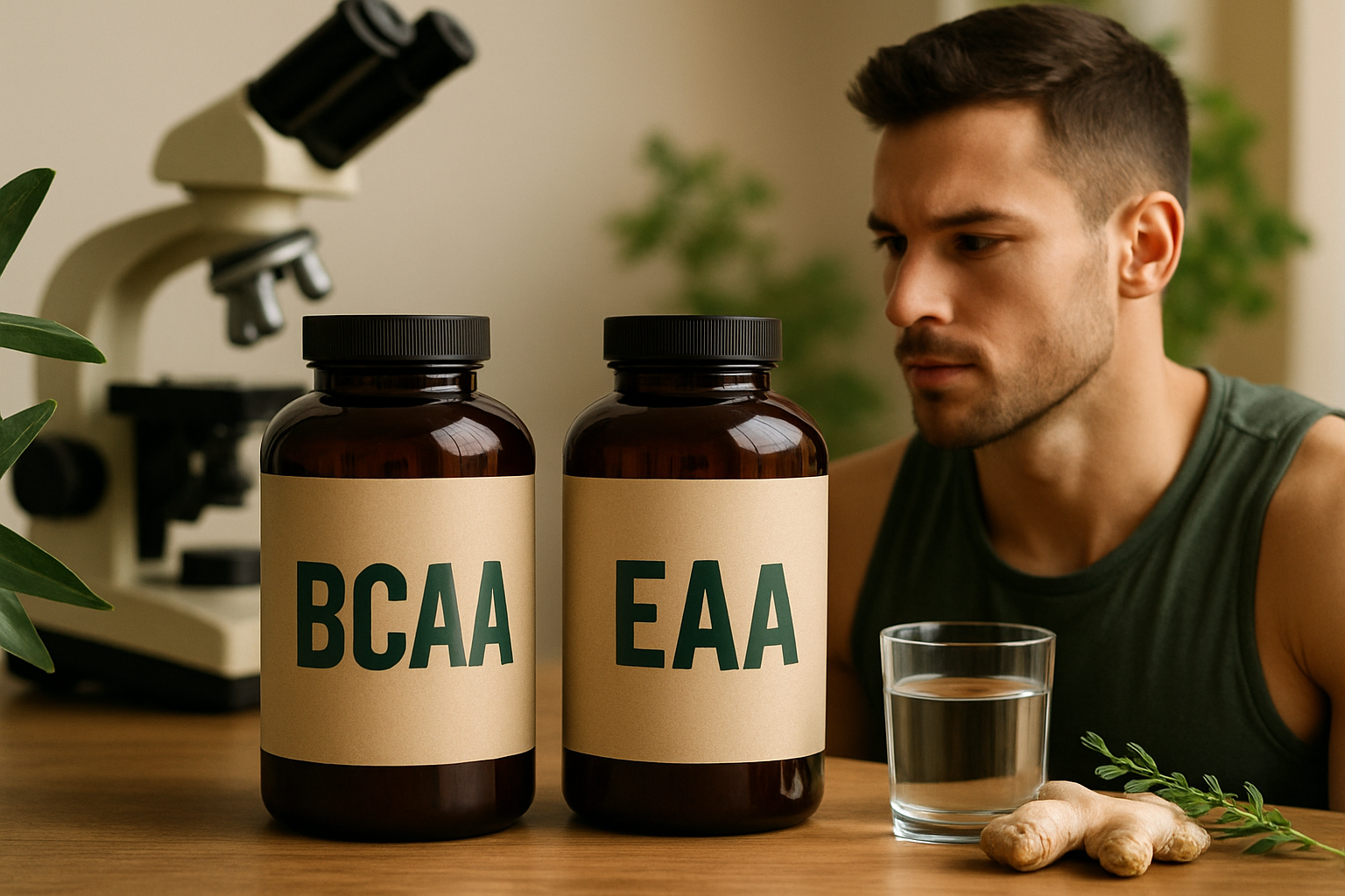 BCAA und EAA Supplements im direkten Vergleich für Muskelaufbau